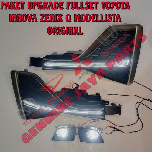Jual Lampu DRL Fullset Toyota Innova Zenix Tipe Q Modellista original ...