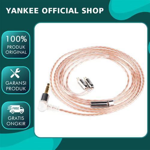 Tripowin Zonie IEM Kabel – 16-adrig, Versilbert, 1,25 M Für 7Hz Zero:2, Hype4, Cadenza & Mehr (2,5mm / 0,78mm 2-Pin)