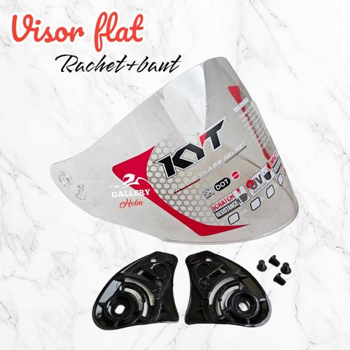 Promo VISOR FLAT R KYT ORIGINAL KACA HELM KYT GALAXY, DJ MARU, INK