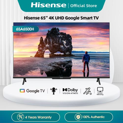 Jual Hisense 65 inch 4K UHD Google TV - Hands Free Voice 