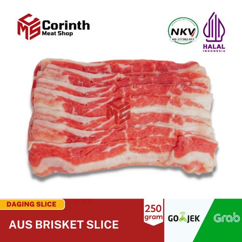 Promo Beef Brisket AUS Slice NE Grade S Daging Slice Yakiniku