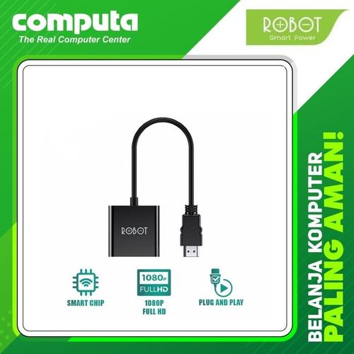 Jual Robot RHV10 Converter HDMI To VGA Adapter 1080P Kota Yogyakarta