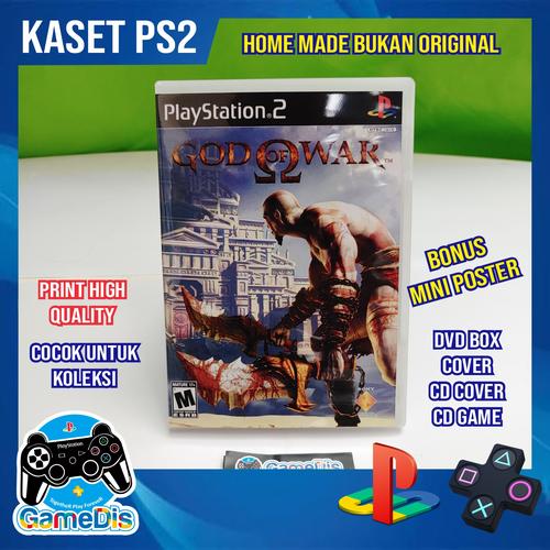 Jual Kaset PS2 God of War 1 High Quality COVER+BOX+CD