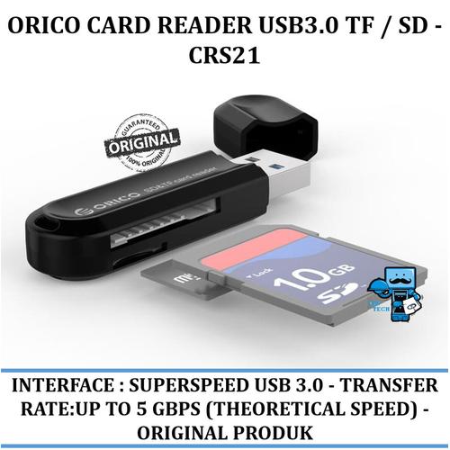Jual Orico Card Reader Usb3.0 Tf / Sd - Crs21 - Original Produk ...