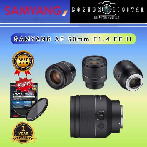 Obiettivo Samyang AF 50mm F1.4 II Per Sony E – Full Frame E APS-C, Autofocus Silenzioso, Bokeh Eccezionale, Con Protezione Meteo