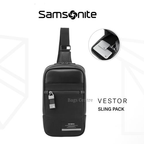 Jual Tas Samsonite Vestor Sling bag Hitam Kota Tangerang Bags