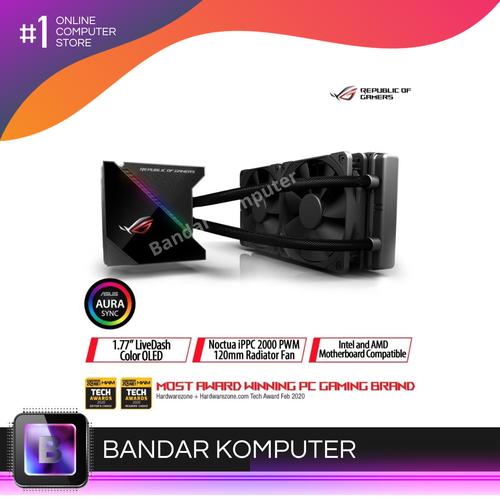 Jual ASUS ROG Ryujin 240 AIO liquid CPU cooler with LiveDash OLED RGB ...
