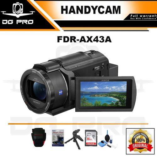 Jual Sony FDRAX43A UHD 4K Handycam Camcorder STANDARD BOX Kota