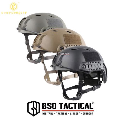 Adjustable Airsoft Helmet Tan And Blue DELTA SIX FAST Tactical