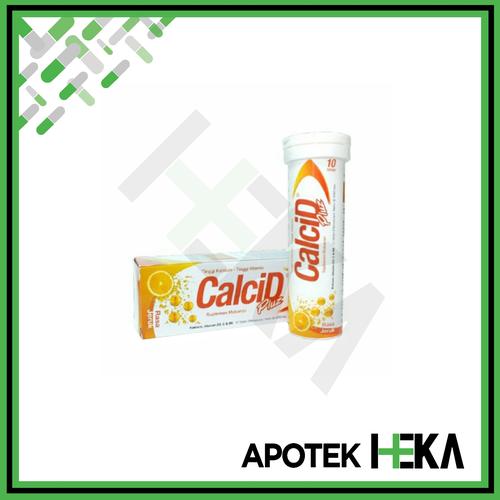 Gambar Calcid Plus Effervescent - Vitamin C 1000 isi 10 Tablet dari Apotek Heka Bandung undefined Tokopedia