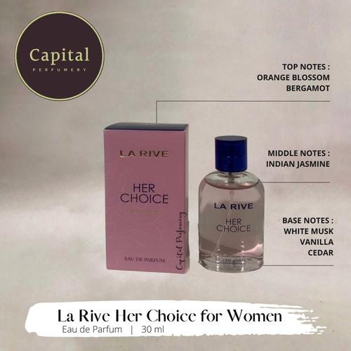 Jual parfum original la rive her choice for women edp 30 ml Kota