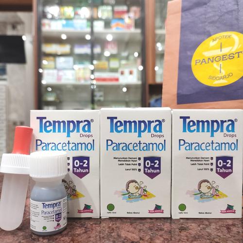 Jual Tempra Drops 1 Botol 15ml / Rasa Anggur / Paracetamol 80mg Drop ...