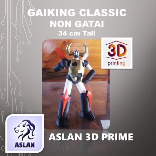 Jual GAIKING CLASSIC VERSION NON GATTAI ARTICULATED ACTION FIGURE 3D ...