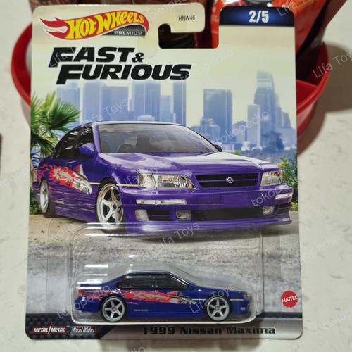 Voiture Miniature Hot Wheels Premium - Nissan Maxima 1999 Fast & Furious #2/5 - Boîte Non Ouverte