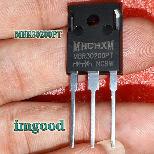 Pack Of 5pcs) MBR60100PT ASEMI Schottky Barrier Diode TO-247/3P 60A100V With Heat Sink For Transformer