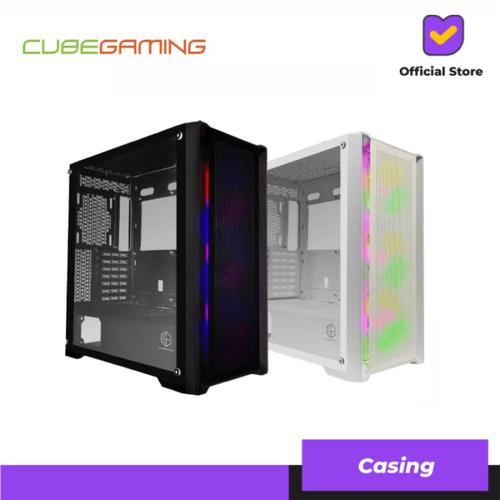 Jual Casing CUBE GAMING SILKA MESH Gaming Case with Several Front MESH ...