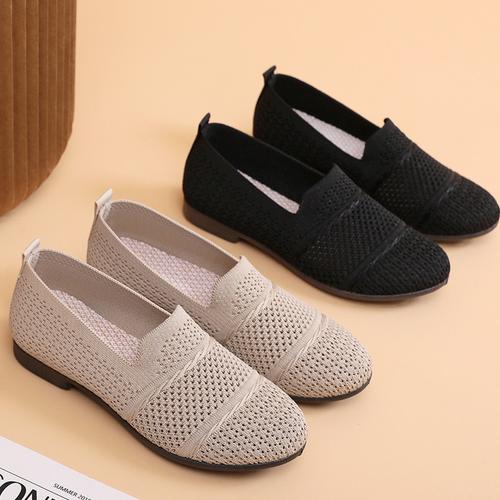 Jual Sepatu Flatshoes Wanita Rajut Import Sepatu Flat Rajut Wanita