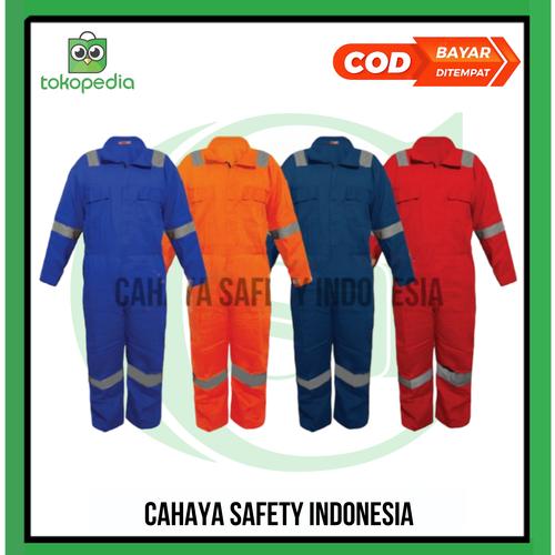 Jual Wearpack safety / Seragam kerja safety / Coverall safety proyek ...