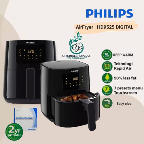 Jual PHILIPS AIR FRYER DIGITAL AIRFRYER HD-9252 GARANSI RESMI SNI