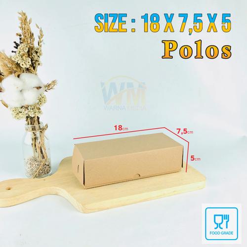 Jual DUS BOX ROTI BAKAR/KOTAK KUE UKURAN 20/DUS BOLU BROWNIES/PISANG ...
