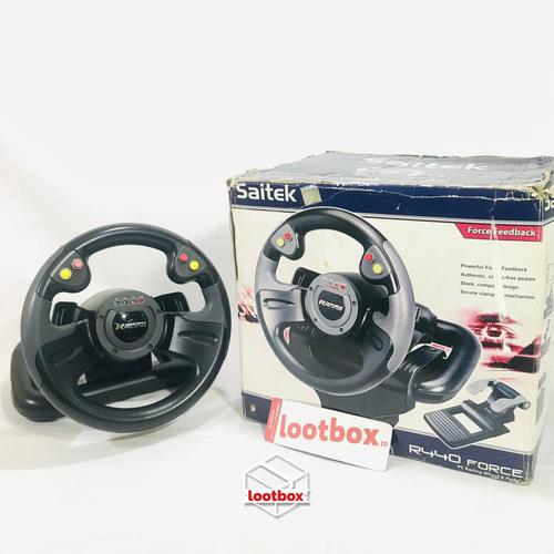 Jual Steering Wheel Sim Driving Simulator Saitek R440 Force Feedback