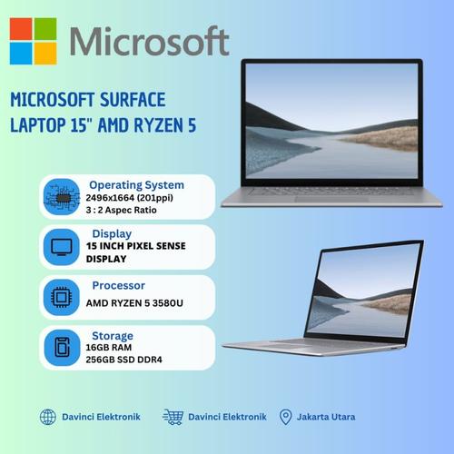 Surface Edition Ryzen 3580u Vs I7 MICROSOFT Surface Laptop 15in