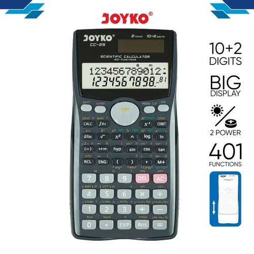 Jual kalkulator scientific joyko cc 25 kalkulator ilmiah jakarta