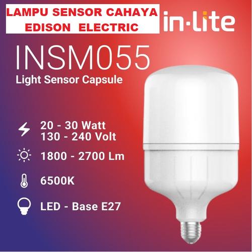 Light Sensor Inlite Jual INLITE LAMPU SENSOR CAHAYA OTOMATIS LED 20W 30W Capsule IN-LITE ...