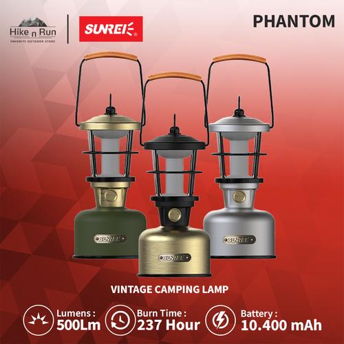 Promo Lampu Camping Sunrei Phantom Rechargeable Glamping Retro Lantern (Green) Cicil 0 3x