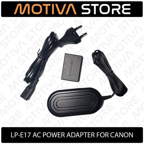 Hersmay ACK-E17 Alimentatore + Accoppiatore DC DR-E17 per Canon EOS M3 M5 M6 LP-E17