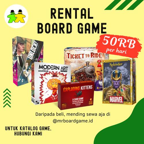 Jual Sewa Rental Board Games Jakarta Original Board Game Only Jakarta Barat Mr Board Game