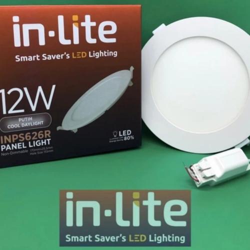 Jual LED Panel Inlite 12W 12 W 12 Watt Downlight IN-lite INPS626R ...