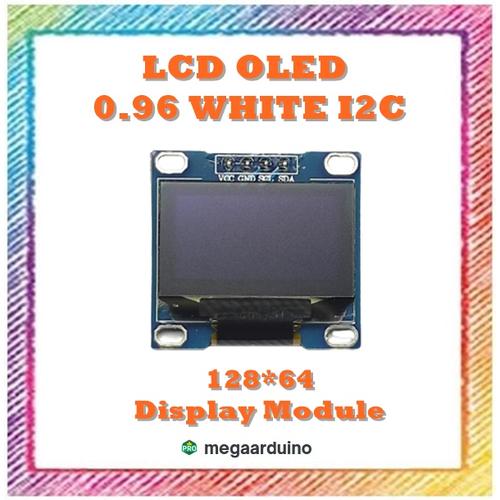 Jual OLED LCD 0,96 inch 128*64 WHITE I2C Modul for Arduino Display ...