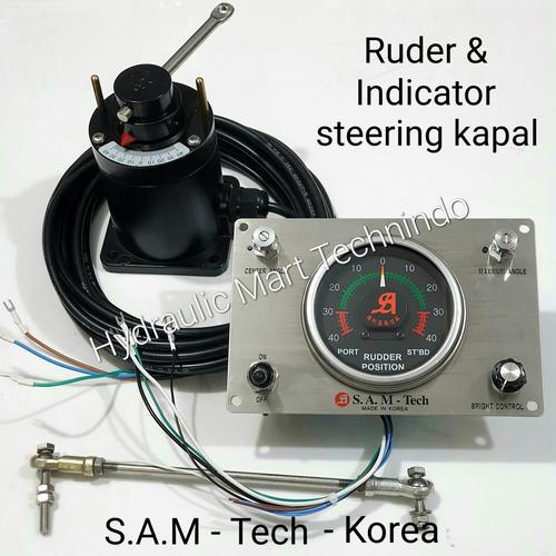 Jual SG-01 + SCC-01 samtech ruder angle & indicator steering kemudi ...