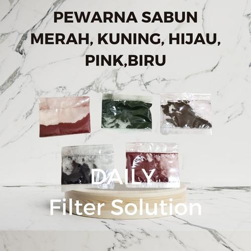 Jual Pewarna Sabun Sachet Warna Kuning Hijau Pink Biru Merah Kota