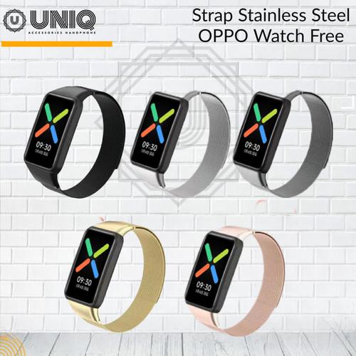 Jual Strap Stainless Steel OPPO Watch Free Strap Milanese Magnetic