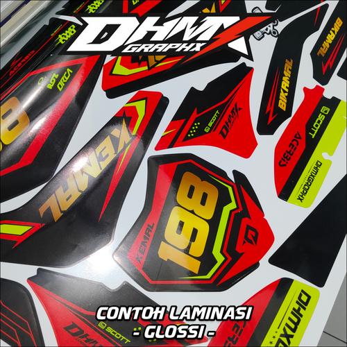 Jual DHMX Decal Sticker D Tracker D-Tracker 150 (DT-02 S) - Glossi ...