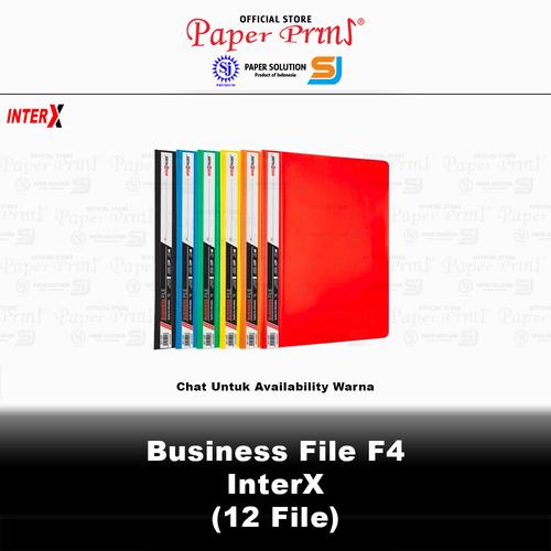 Jual Business File Kantong Map Folder One F4 InterX - Jakarta Barat ...