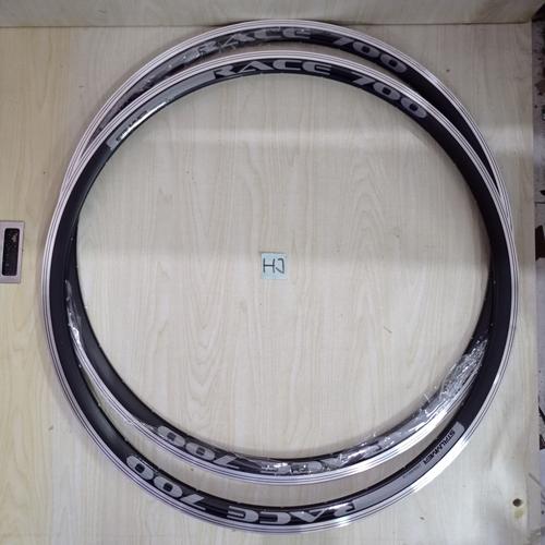 Jual Rims Velg Rim 700c Strummer Race Road 40 mm 20-20H Hitam Abu - Kab ...