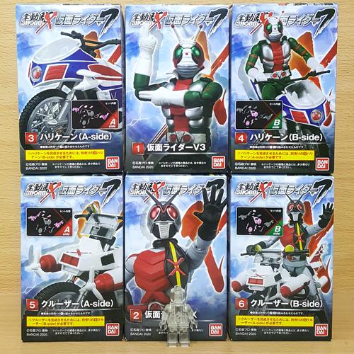 Jual SHODO-X Kamen Rider 7 [6/SET] V3 Hurricane X Cruiser SHOWA Bike ...