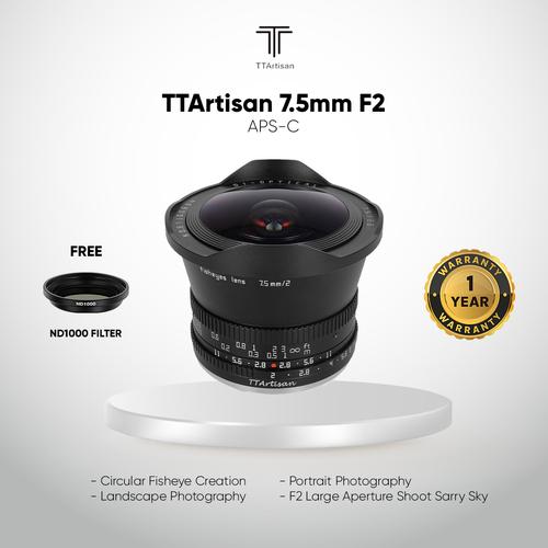 Objectif Fisheye 7.5mm TTartisan 7.5mm F2 Fisheye APS-C: Un Gran