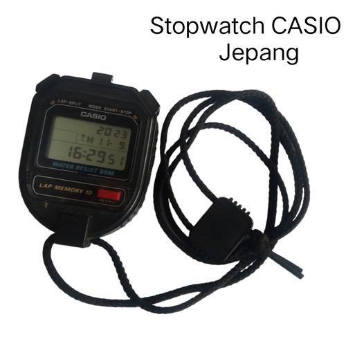 Jual stop watch STOPWATCH casio HS30W asli japan bekas Jakarta Barat