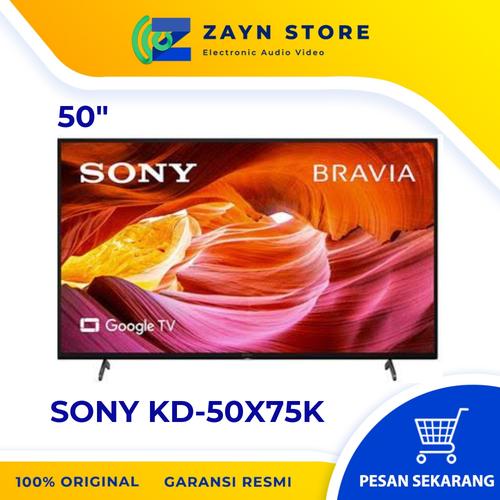 Jual SONY KD-50X75K SMART GOOGLE TV 4K 50 INCH / KD 50X75K - Jakarta ...