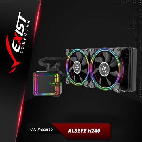 Jual Alseye HALO H240 Liquid CPU Cooler RGB Fan Case 2 Pcs - Kota Medan ...