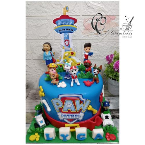Jual Paw Patrol Cake / Kue Ulang Tahun Paw Patrol / Paw Patrol Cake Custom Jakarta Pusat