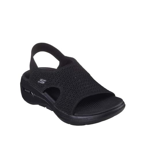 Skechers sandal wanita GoWalk Arch Fit Sandal Women's Black Original 40  di Sevensix Original Tokopedia