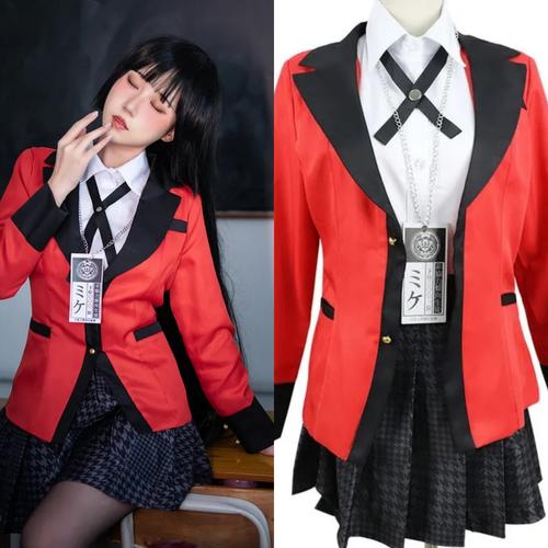 Jual Baju Cosplay Seifuku Anime Kakegurui Jabami Yumeko Cosplay