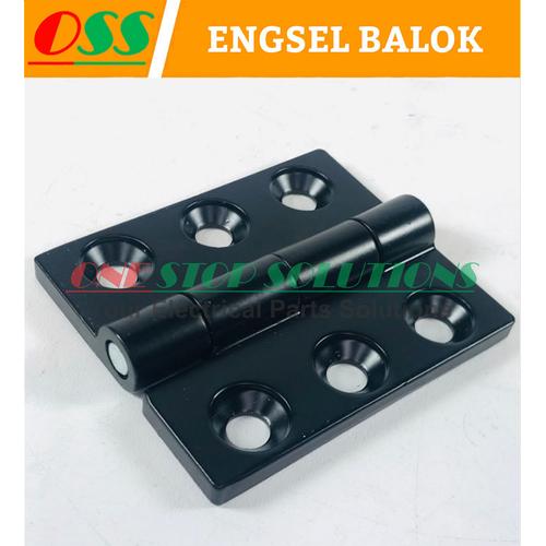 Jual ENGSEL KECIL MODEL BALOK HITAM BESI GENSET UKURAN 6CM X 5CM ...