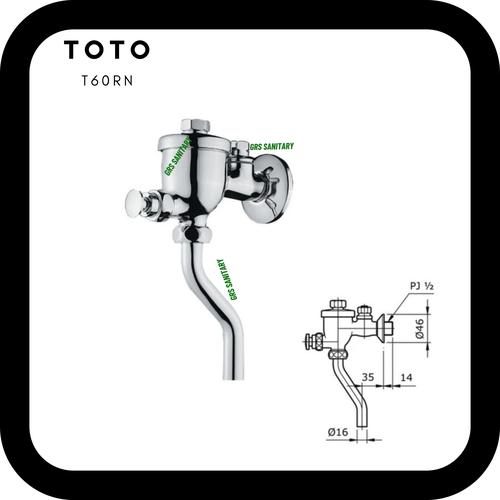 Jual TOTO FLUSH URINAL T60RN URINAL FLASH VALVE Kab. Tangerang GRS