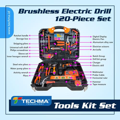 Jual Toolset Toolkit Toolbox & Tool Set Tool Kit & 120pcs - Kota ...